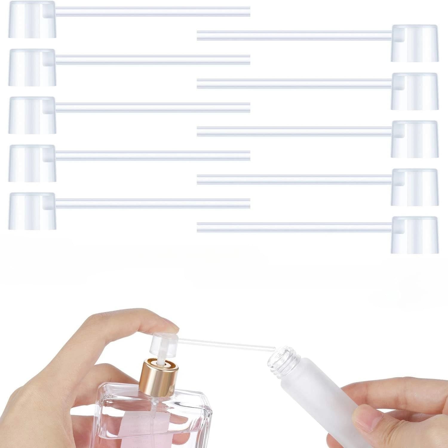10/20/50/100 pz Strumenti di Ricarica di Profumo Diffusore Pompa Cosmetica Dispenser Portatile Nuovo Spruzzatore Pompa di Ricarica Dispositivo di Riempimento Bottiglia