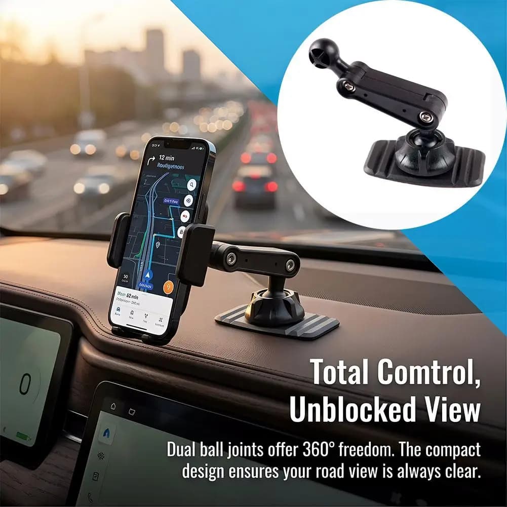 Base a sfera per supporto telefono da auto, base adesiva per cruscotto auto, supporto per cellulare, accessori auto