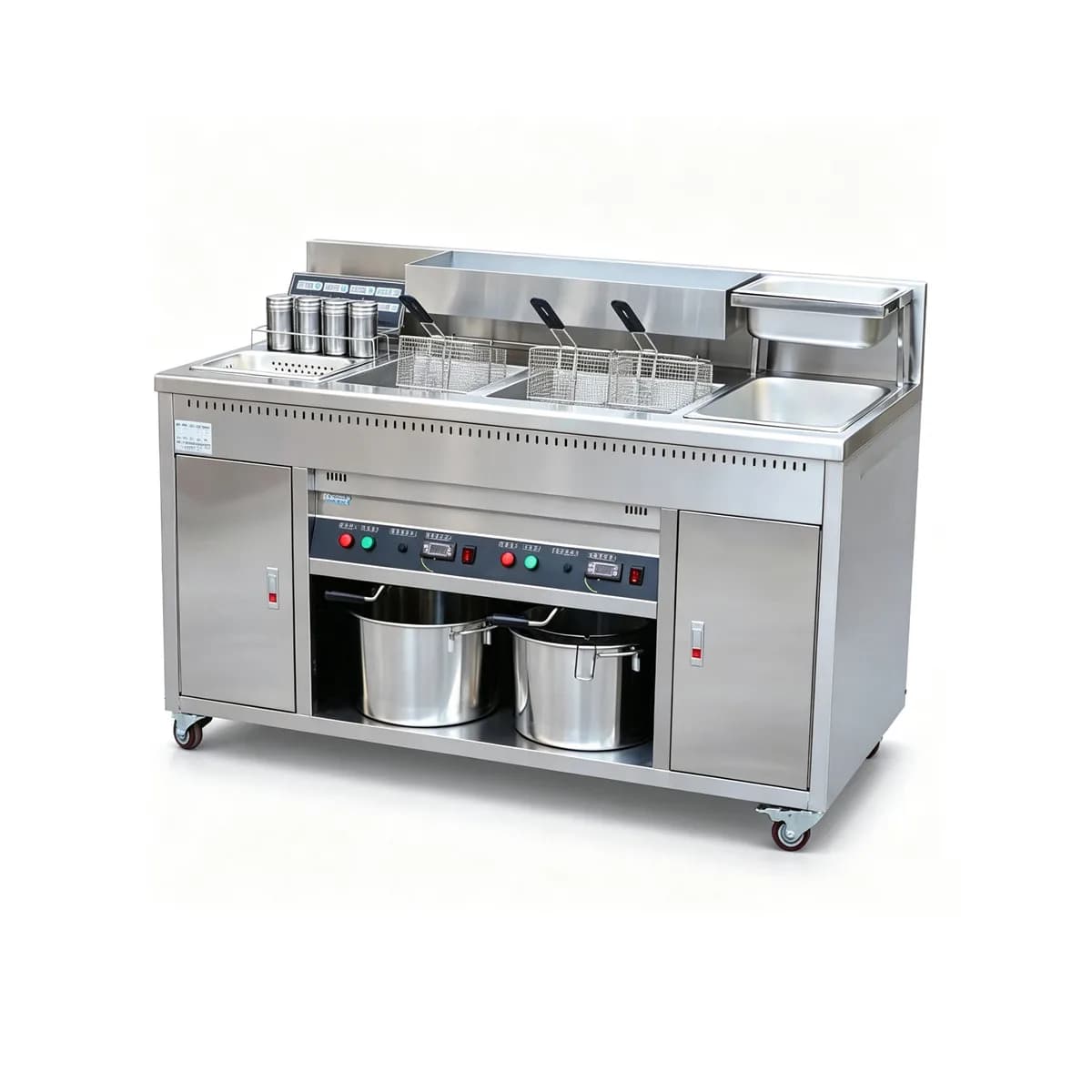 CX commercial air fryer, vertical fryer, double-cylinder chicken fryer, stainless steel electric fryer