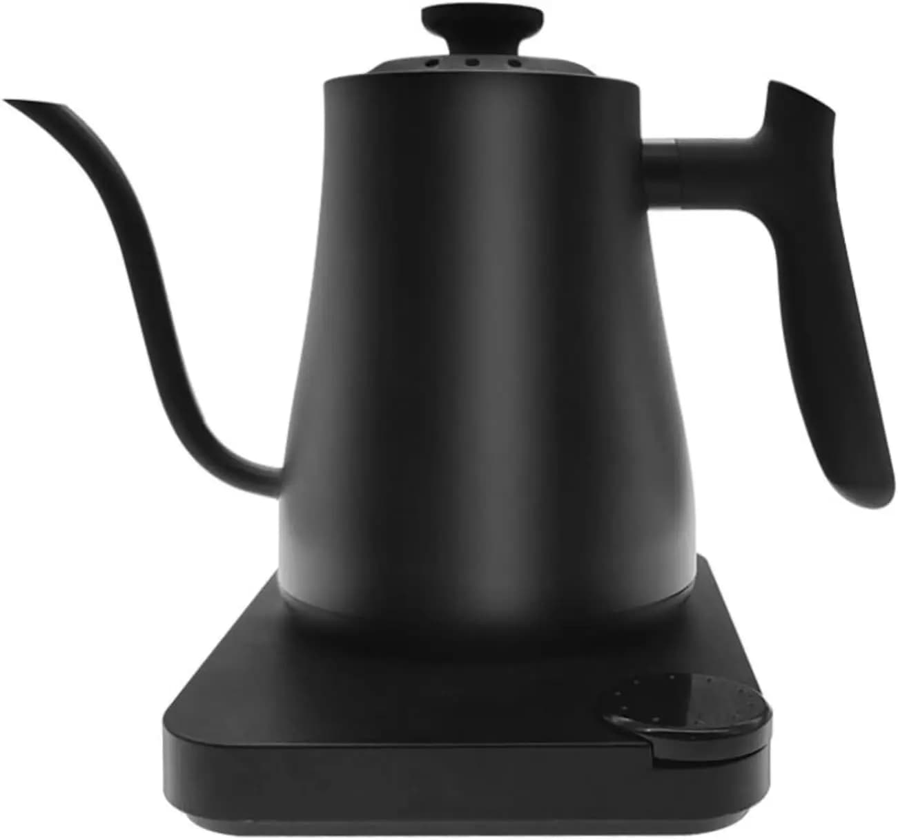 1 liter smart electric kettle with thermometer, 1200 W stainless steel pour kettle for tea and coffee (American alpine)