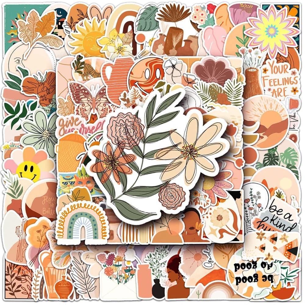 10/30/50/100 pz carino bohémien Art Graffiti adesivi Laptop chitarra Scrapbook telefono Skateboard bagagli decorazione Sticker giocattolo per bambini