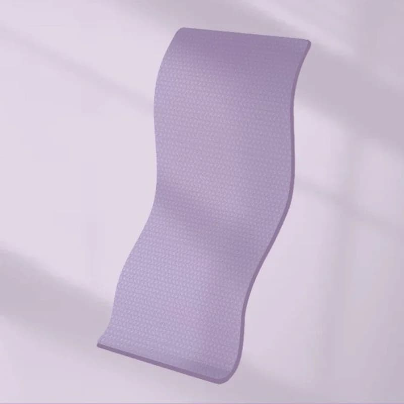 New Wavy TPE Yoga Mat, 4mm Custom Laser-Cut Wavy Portable Yoga Mat for Gyms and Fitness Centers