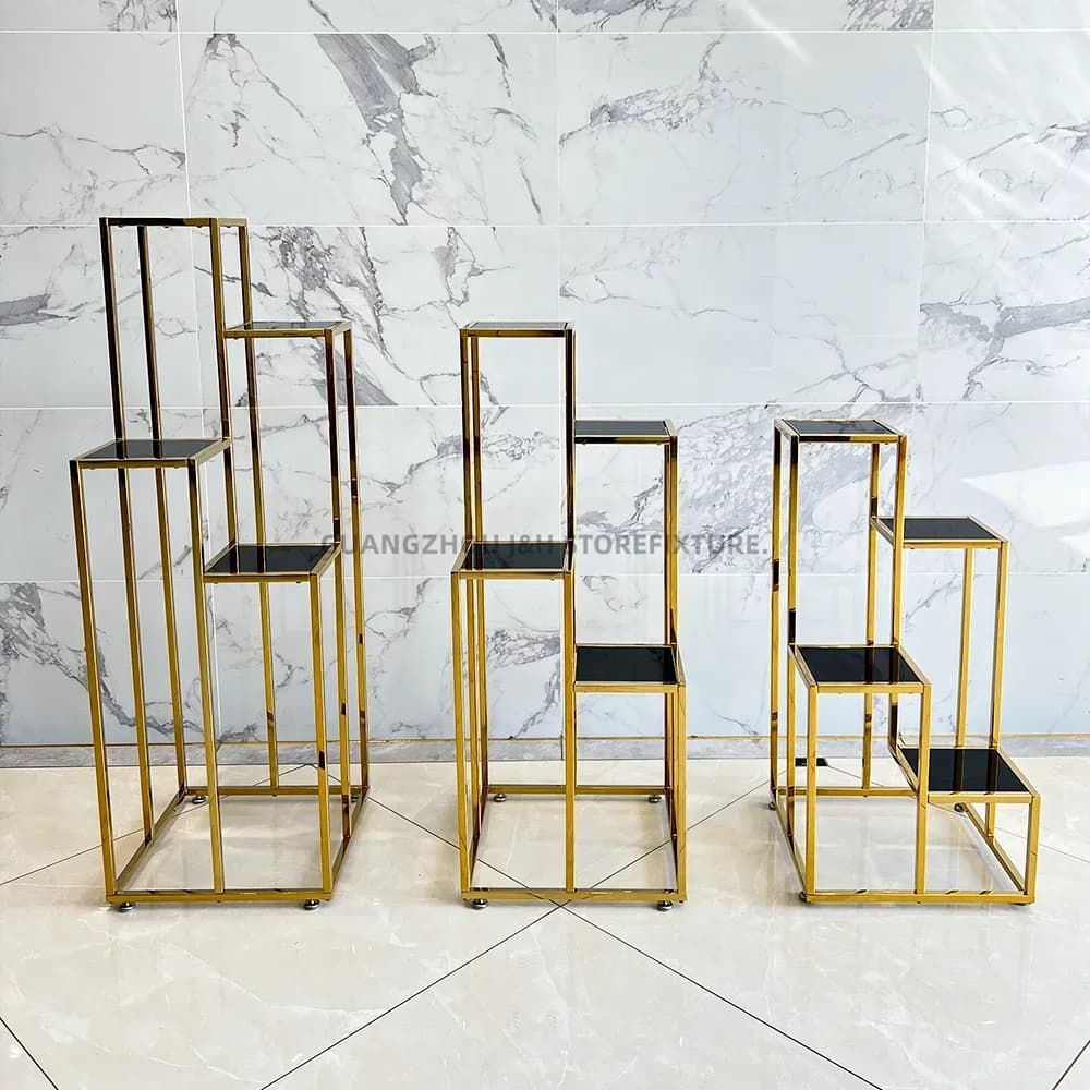 Espositore per vasi di fiori da interno, scaffale porta piante, decorazione per matrimoni, per la conservazione