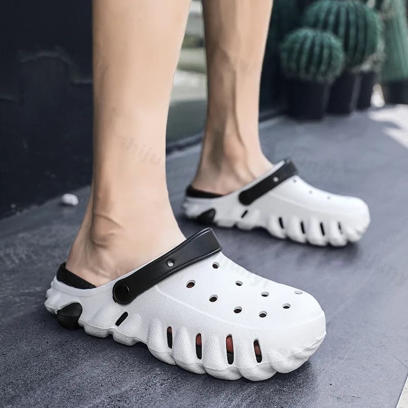 Men's Sandals Summer EVA Shoes Casual Men's Shoes Fashionable Non-slip Sports Sandals Beach Shoes Breathable Garden Slippers