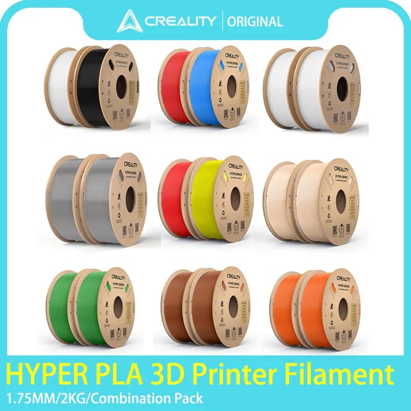 2 strand rolls CREALITY Hyper PLA 1,75 mm 1 kg Filament PLA 3D PLA Hyper Series for Creality K1/K1 Max/Ender-5 S1