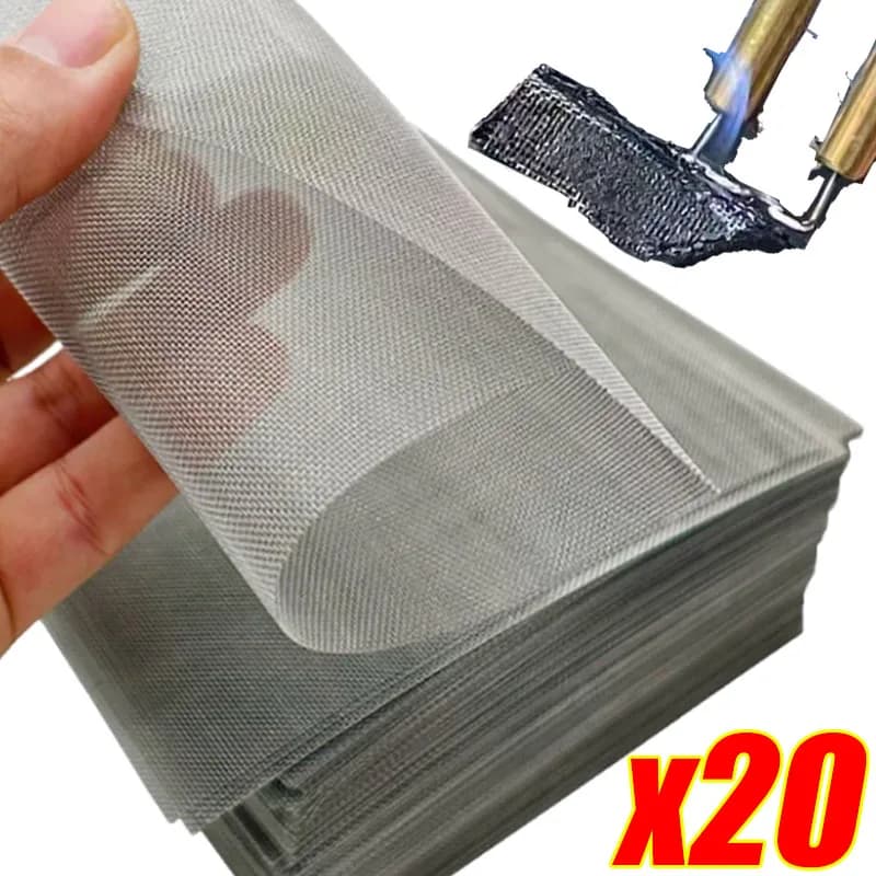 Reparation Network for Plastic and Stainless Steel Bumpers, Crepe Reparation Network, Auto Body Ventilation Network 15x20cm