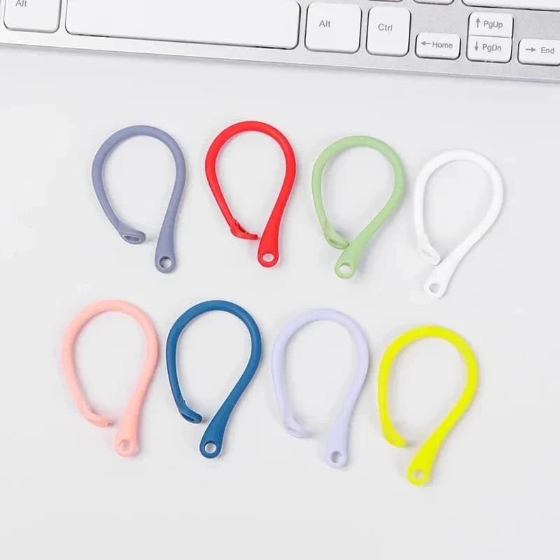 1/3Pairs Anti-lost Earhooks for Apple AirPods 1 2 3 4 Sports Silicone Anti-drop Ear Hook For Airpods Pro Wireless Earphone Hooks