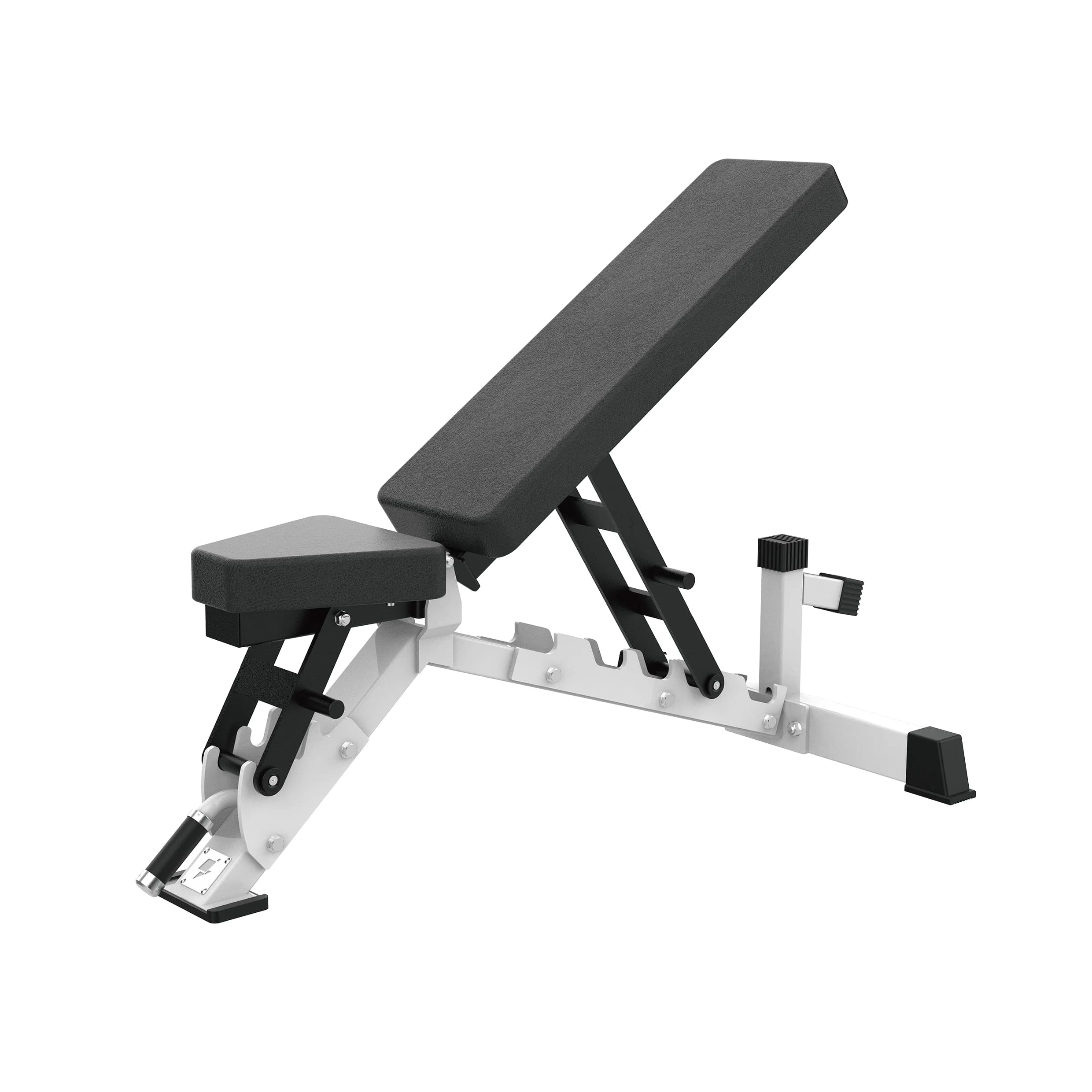 Commercial adjustable bench for lifting weights, multifunctional, with steel frame