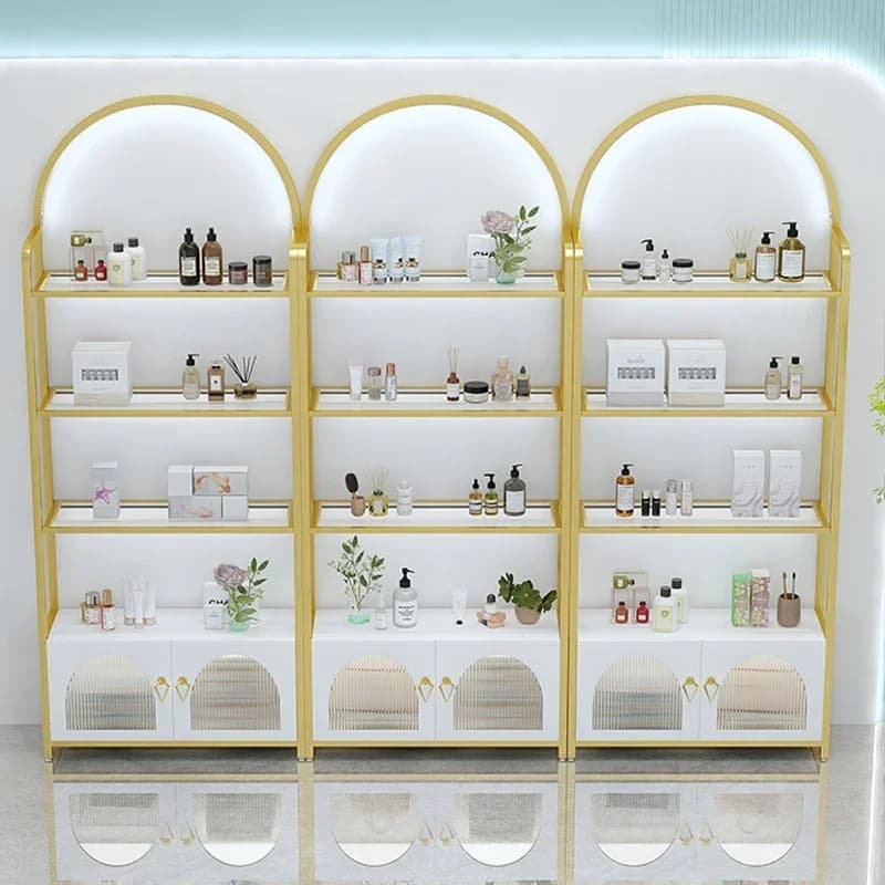 Vetrina per cosmetici Vetrina per prodotti per salone di bellezza Colla per smalto Espositore per nail art Vetrina per sala dal vivo Shel per la cura della pelle