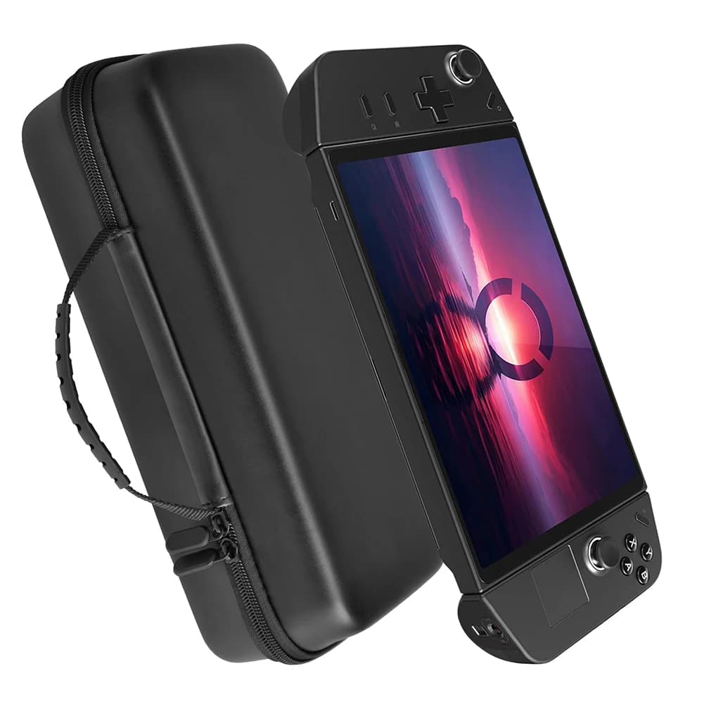 Hard Travel Case Anti-Drop Hard Shell Case with Mesh Pocket Portable Storage Bag Anti Scratch for Lenovo Legion Go Game Console
