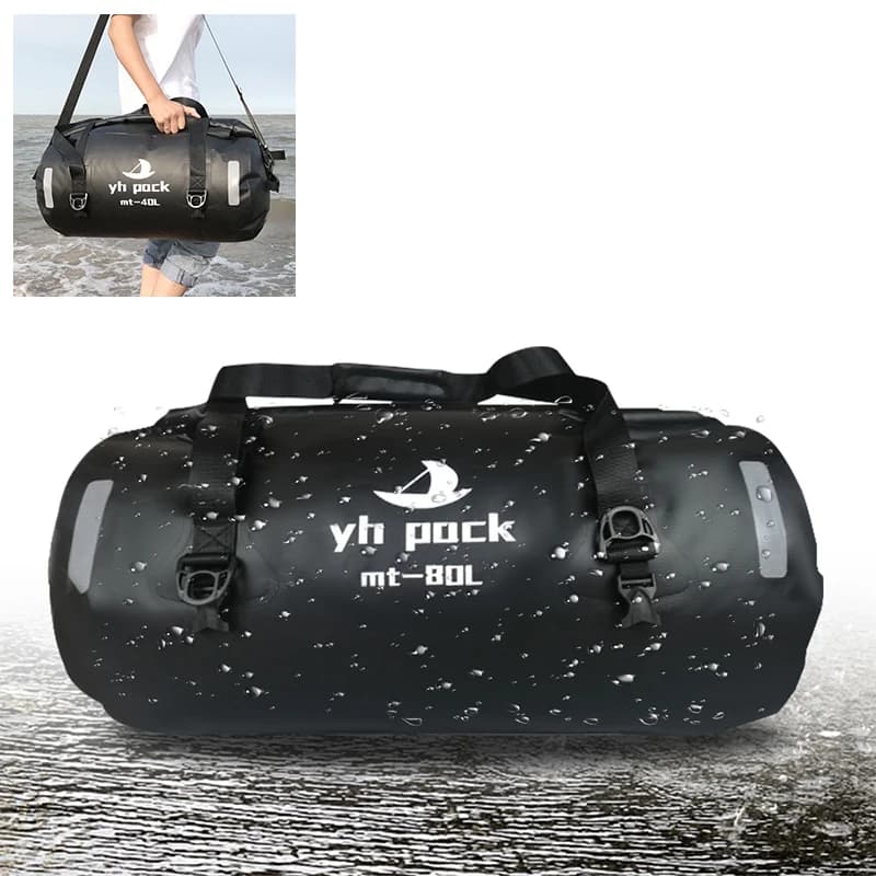 Waterproof Motorcycle Bag For K-TM 1290 BMW Yamaha 40/80L Large Capacity Outing Storage Package Moto Luggage Tailpack