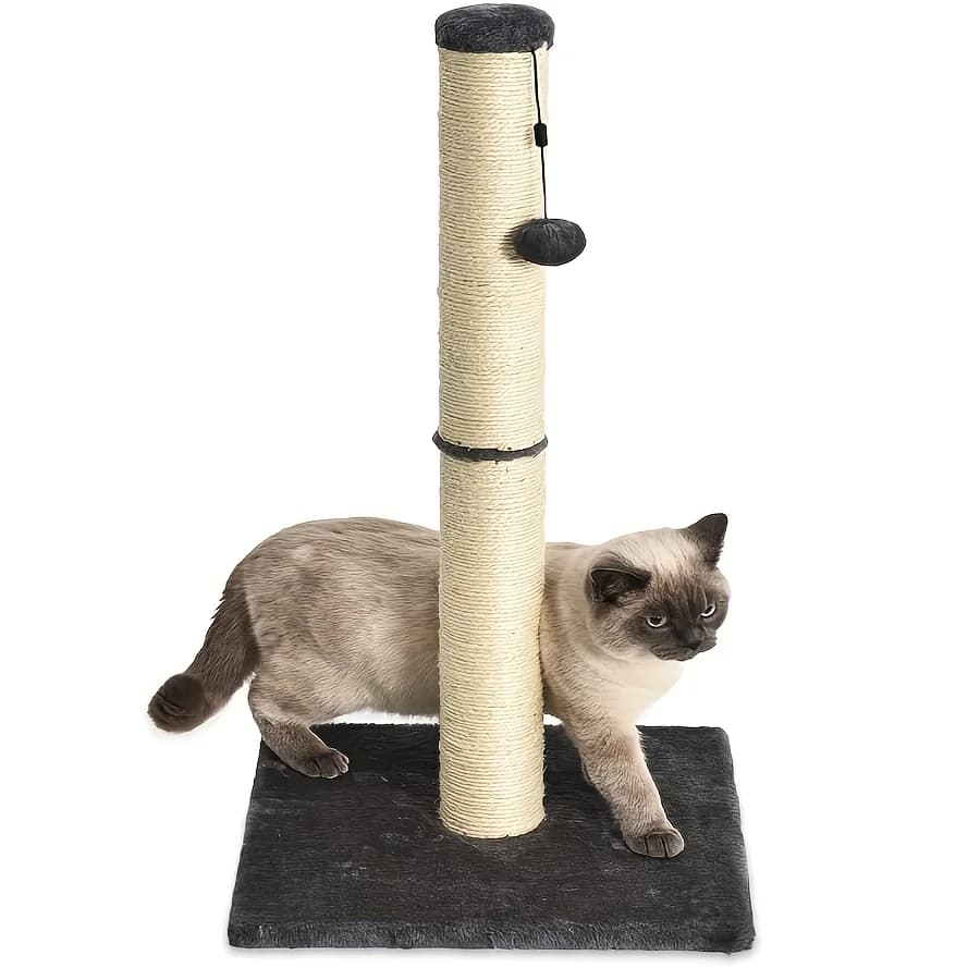 Tiragraffi per Gatti a Due Sezioni in Sisal, Design Moderno e Stabile, Sicuro per Gatti