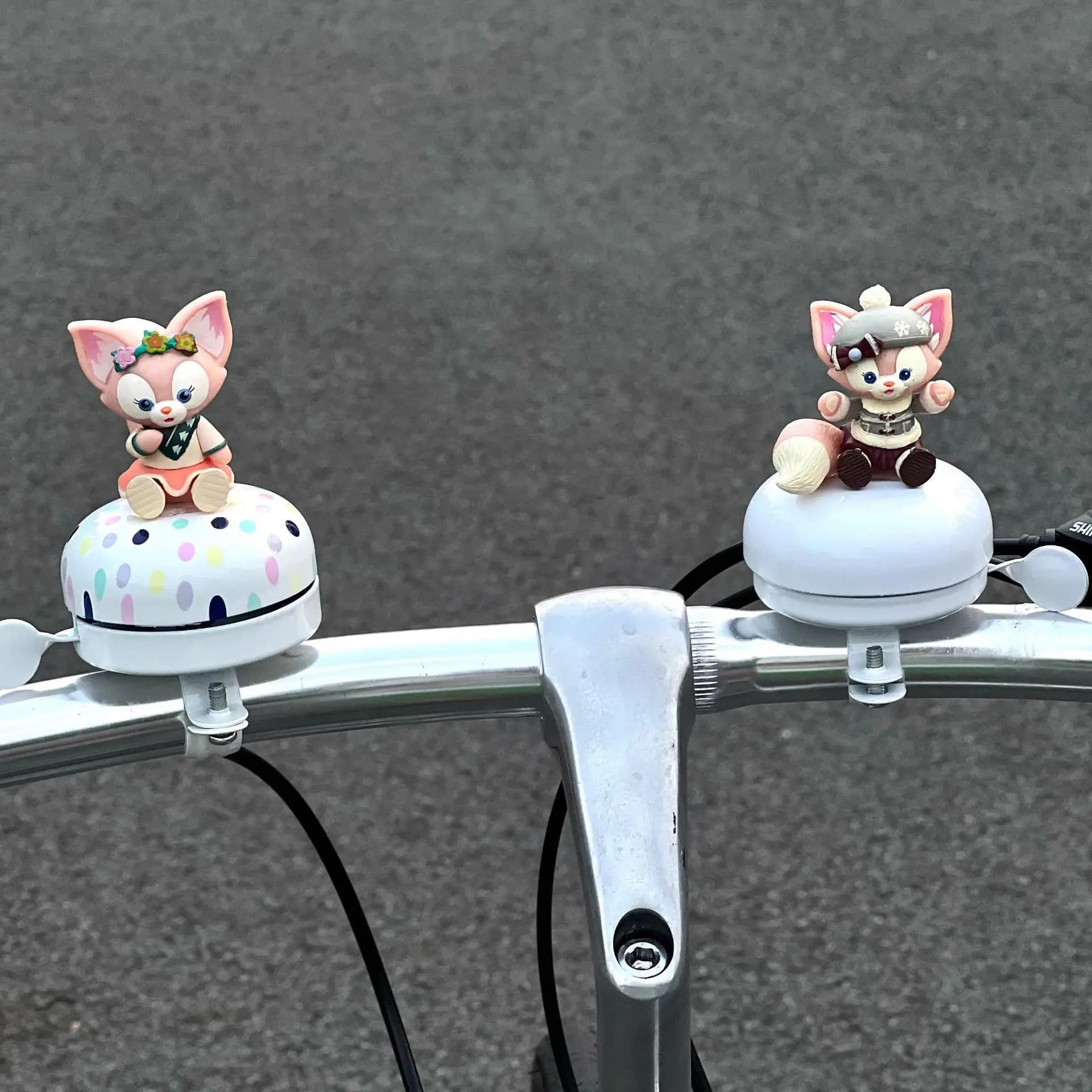 Simpatico cartone animato per bambini Balance Bike Skateboard Bicicletta da strada Campanello per pompa a mano Campanello per bici super rumoroso