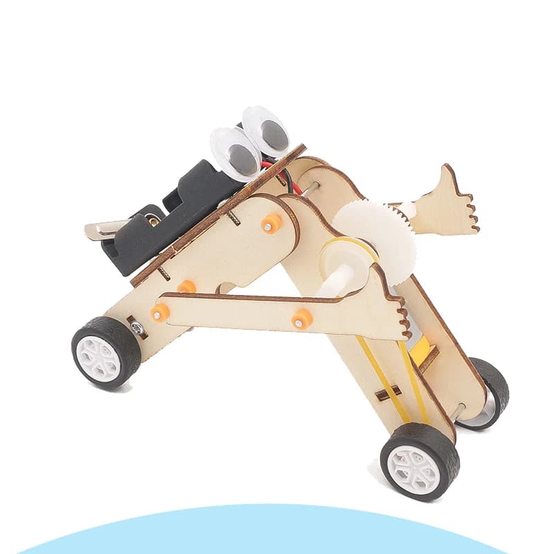 Robot fai-da-te per bambini Modello di assemblaggio Kit di materiali educativi Esperimenti scientifici Tecnologia Giocattolo Puzzle Giocattoli dipinti per bambini