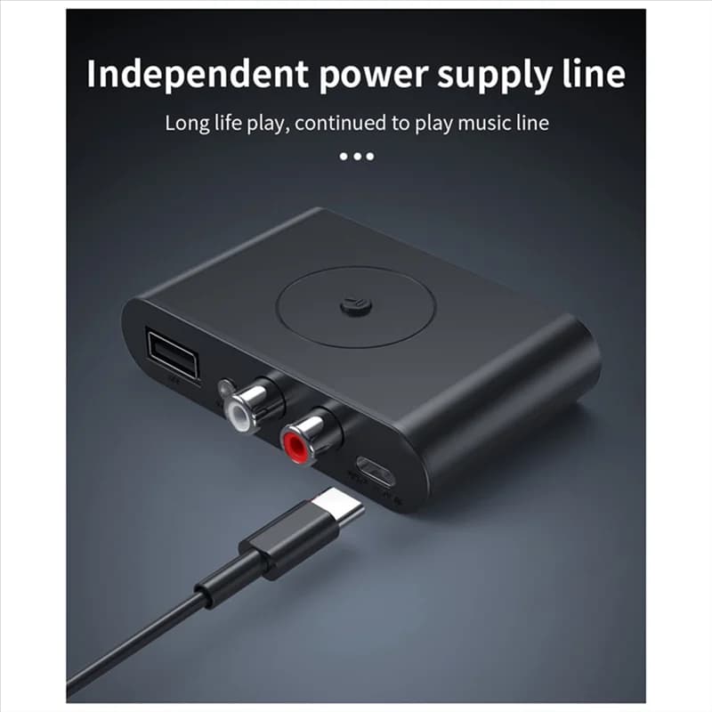 Ricevitore audio Bluetooth 5.3 Jack Musica stereo Adattatore wireless Amplificatore altoparlante per kit auto 1 set-AU47