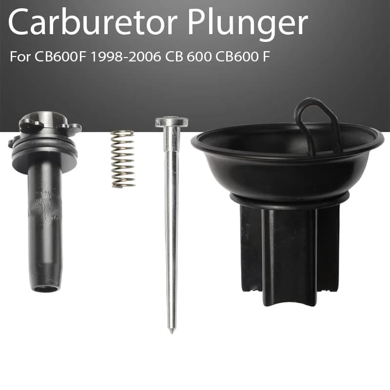 Carburetor Plunger Film Vacuum Diaphragm Membrane Needle For CB600F 1998-2006 CB600 CB 600 F Motorcycle Carb