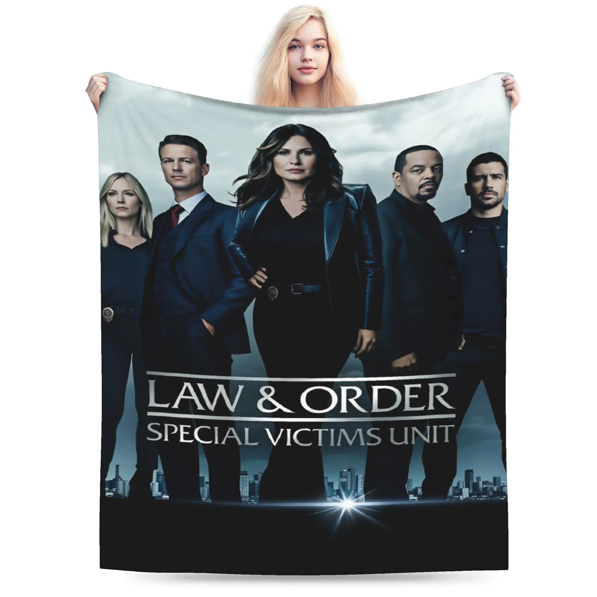 Law Order SVU Flannel Blanket Boy Girl Warm Cozy Bedding Throws Winter Living Room Bedspread Sofa Bed Cover