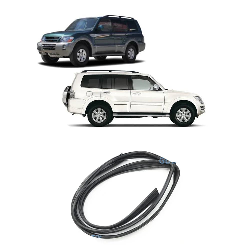 1 Pcs Door Rubber with Clips for Pajero V70 Seal Rubber for Montero V90 Protect Rubber Weather Seal for Shogun V60 V80 Mr437147