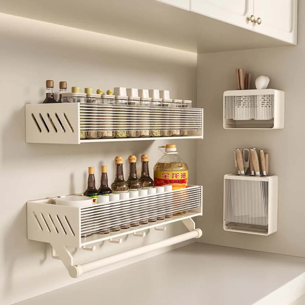 Kitchen Organizer Wall Door Knife Holdersspezie portaspezie portaspezie portabiciclette kitchen hook for hanging pots