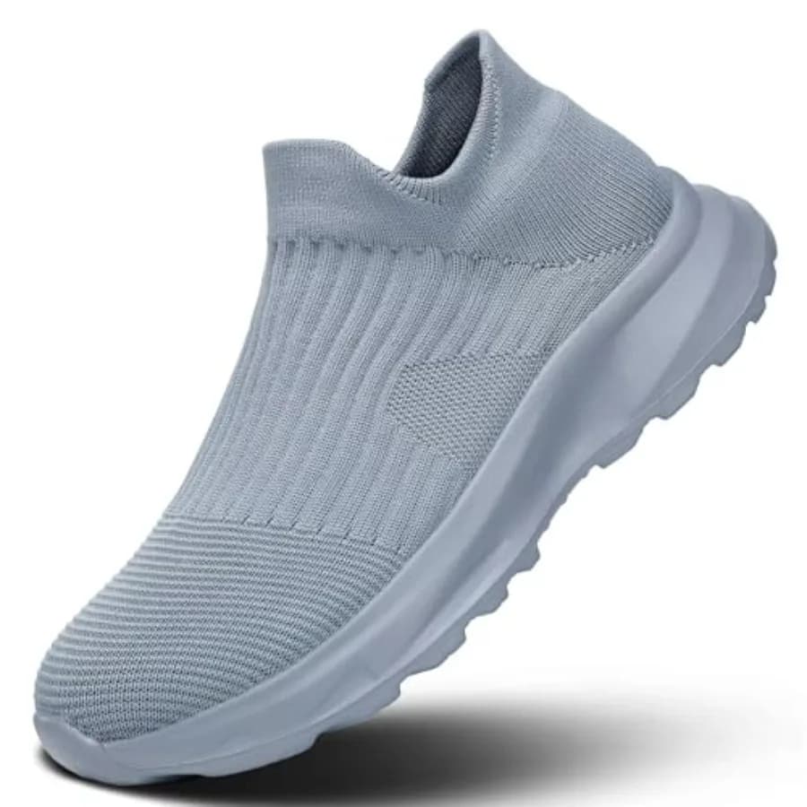 Scarpe da Passeggio e Corsa per Uomo, Sneakers Sportive, Slip-on in Mesh, Leggere e Traspiranti, per Tennis e Palestra, con Suola Morbida