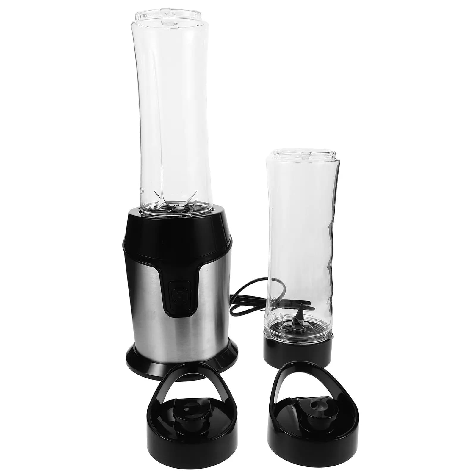 Set Frullatore Portatile 600Ml, Mini Tazza per Succhi e Frullati, per Viaggi, Ufficio e Casa, Piccolo e Compatto