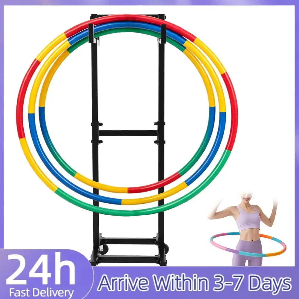 39.37 inch space saving metal jumper and sports equipment trolley with wheels and display for home, gym, office