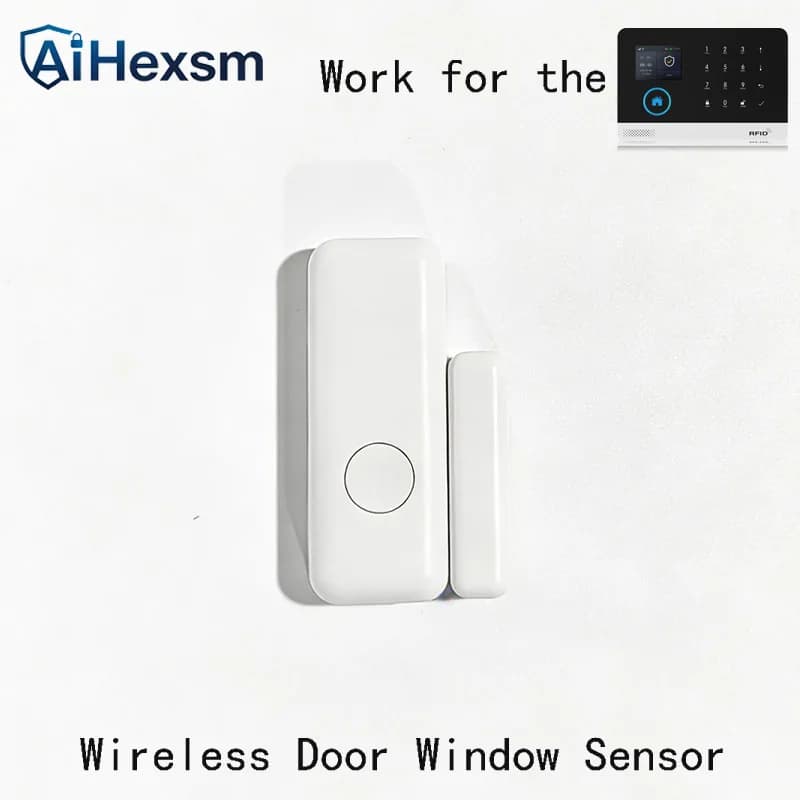 Rilevatore wireless per porte a 433 MHz, sensore antifurto intelligente per porte e finestre, utilizzato per rilevare porte aperte per sistemi di allarme.