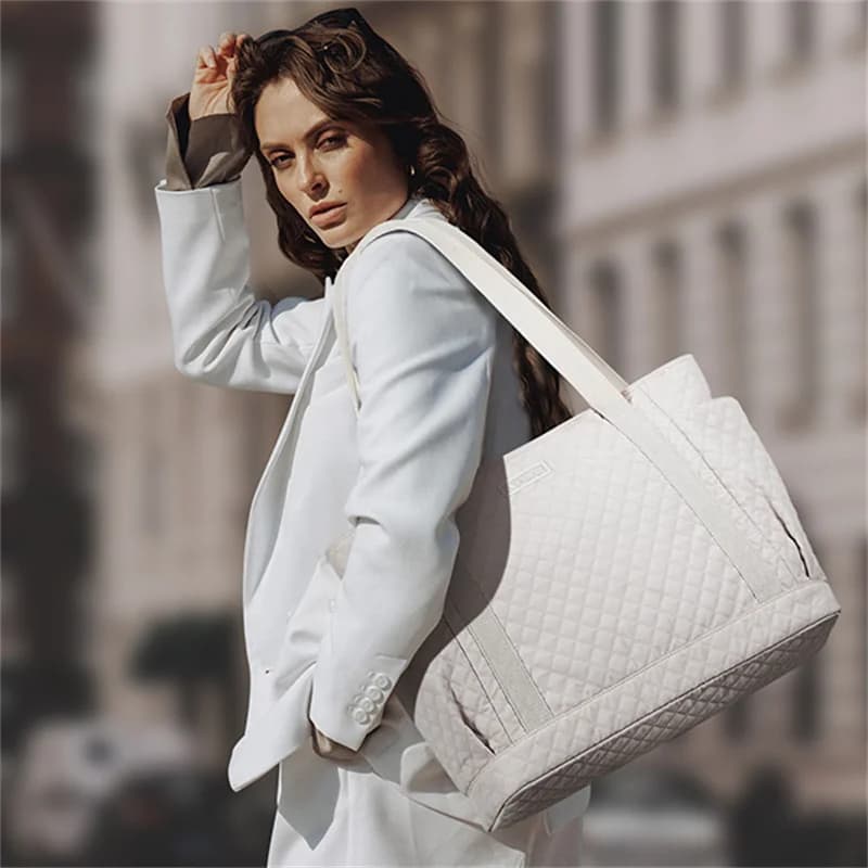 Borsa tote OIWAS da donna - Borsa da viaggio con custodia per bagagli, borsa da lavoro per laptop, borsa a tracolla grande e leggera, borsa da palestra