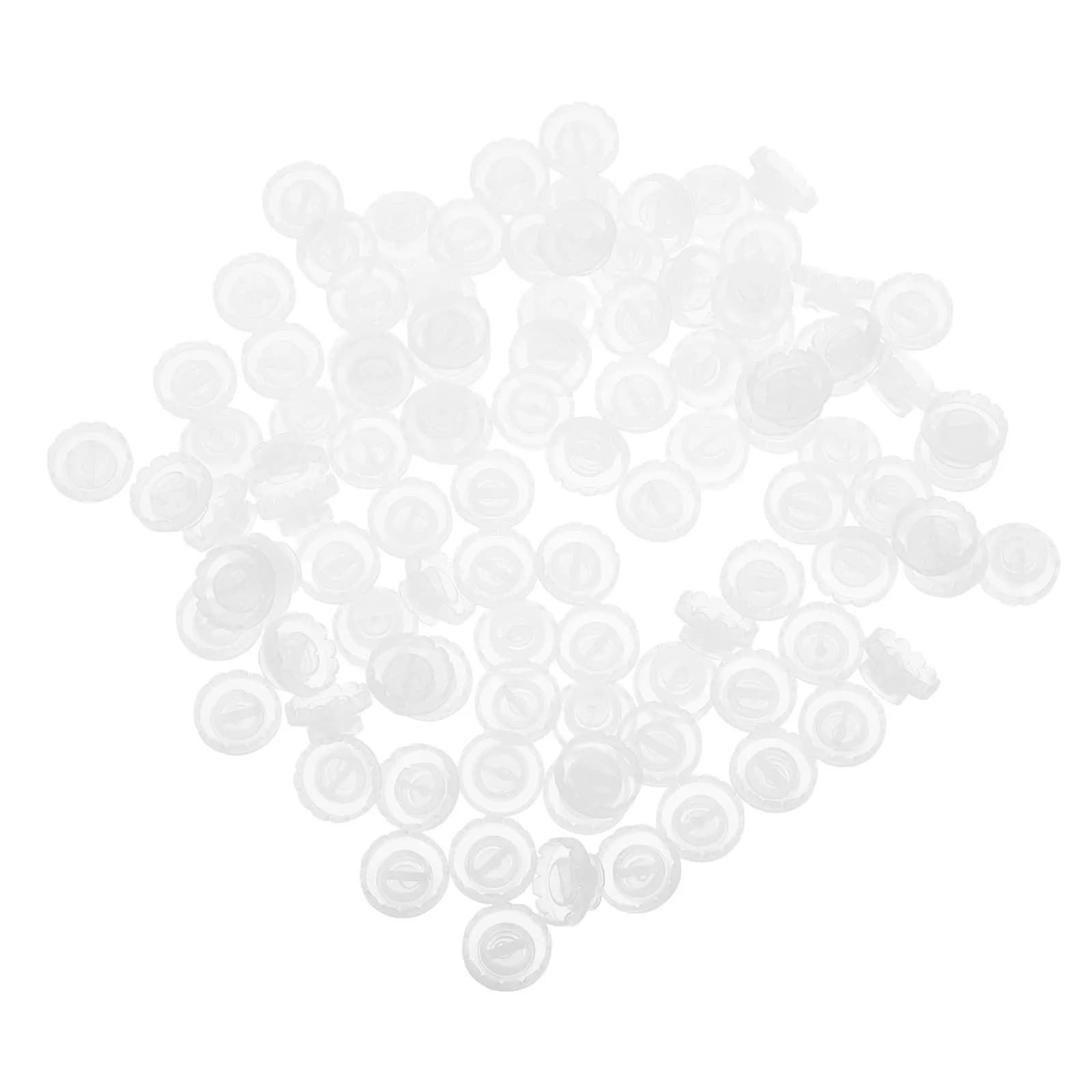 200 Pieces Eyelash Flower Shape, Tool for Extension, Lightweight Tray for Fin Eyelash with Collar Container