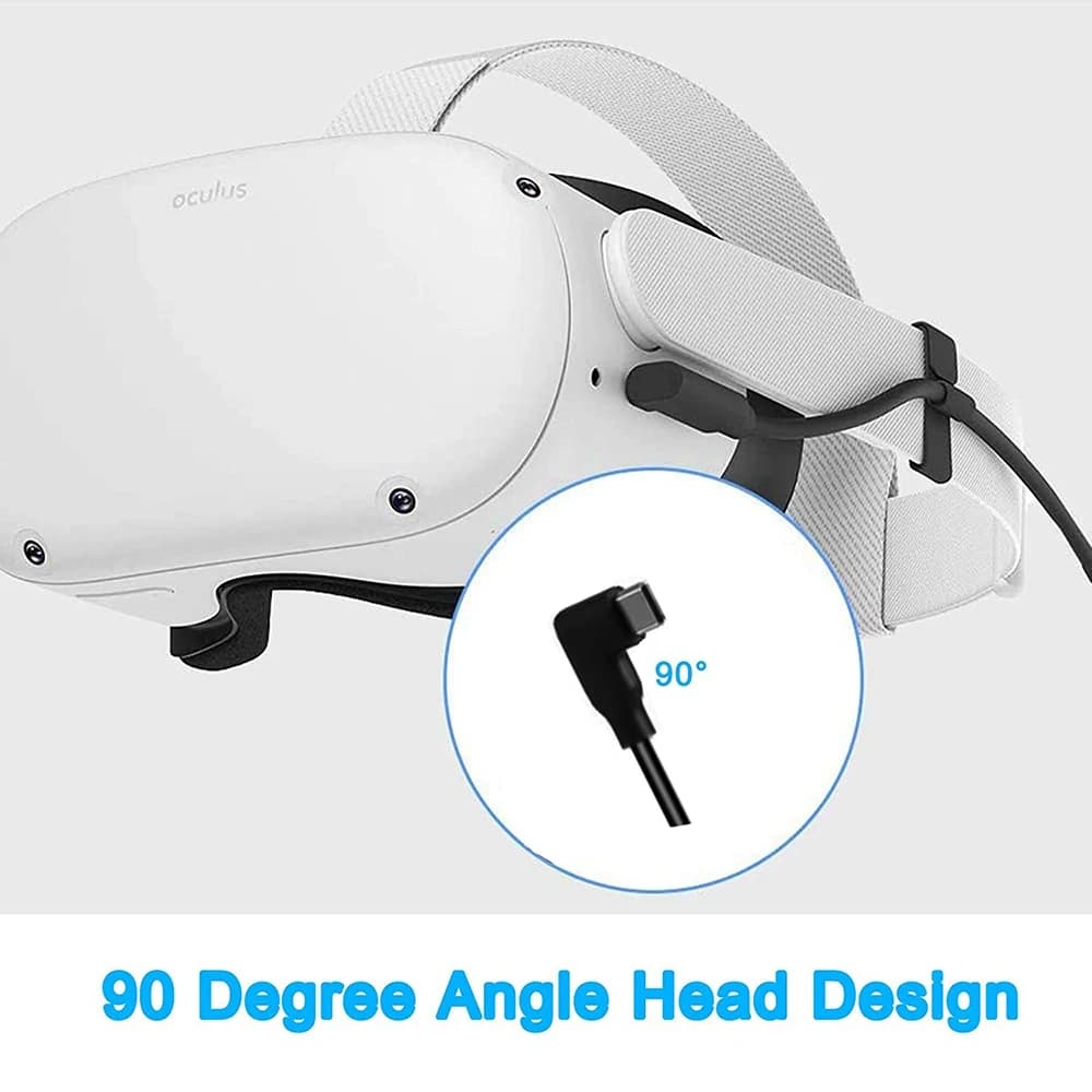 Hot-VR data cable, data extension cable from type A to type C for Oculus Quest headphones and gaming computer
