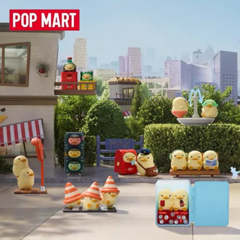 POPMART Mini DUCKOO Citywalk Series Blind Box Mystery Box Guess Bag Toys Doll Cute Anime Figure Desktop Ornaments