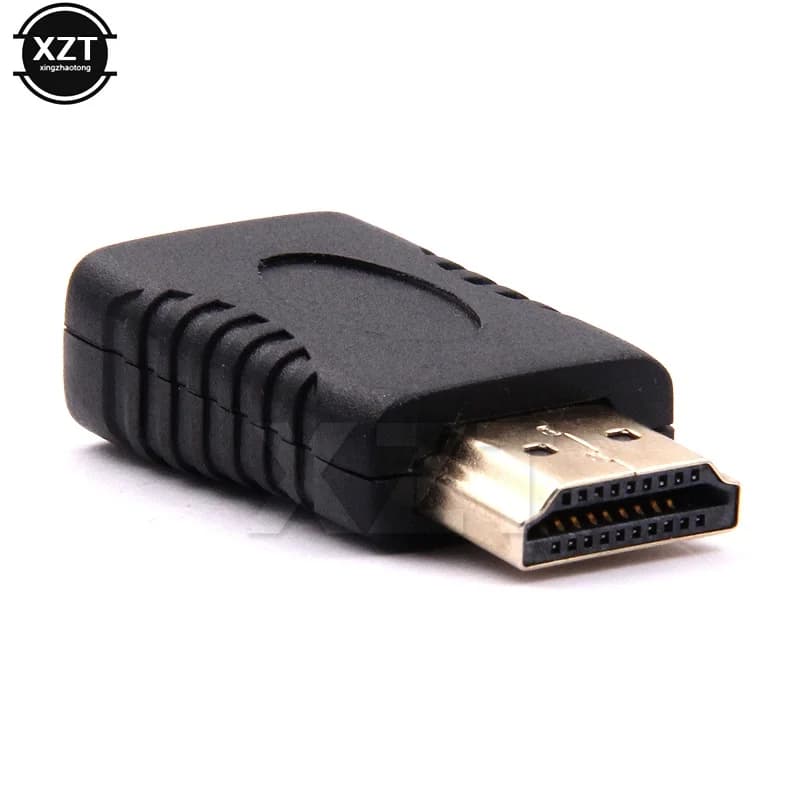 Adattatore compatibile Mini HDMI placcato in oro Convertitore maschio-femmina per videocamera HDTV Full 1080p