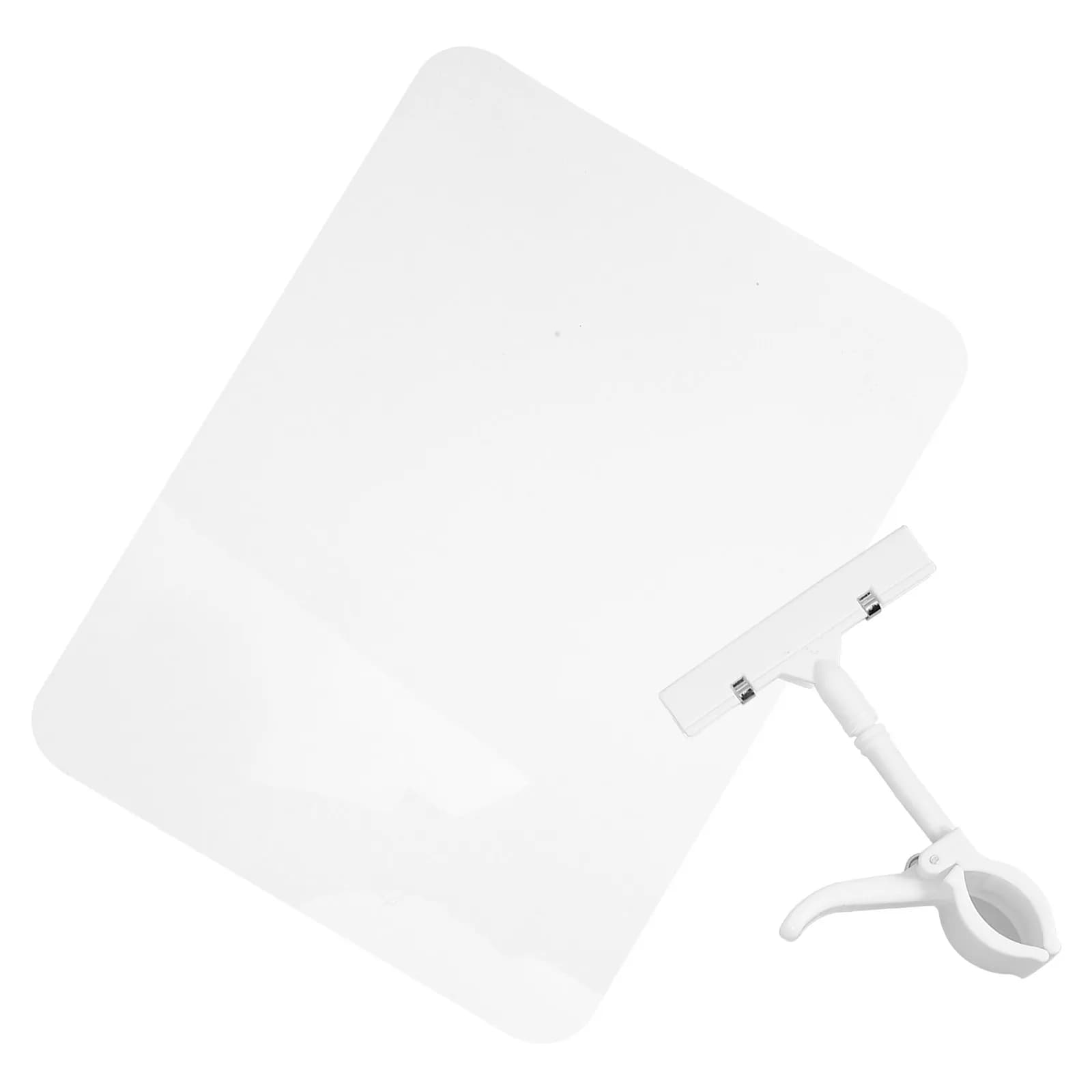 Supermarket Price Display Sign Erasable A4 White Shelf Label Holder Clip Mount for Fruits Vegetables Retail Stores Mall Sign
