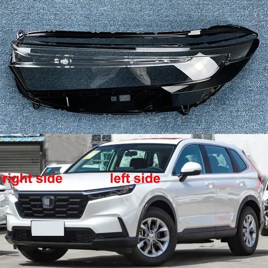 Per Honda CRV CR-V 2023 Faro Borsette Lente Trasparente Ombra Faro Copertura Plexiglass Sostituire Paralume Originale