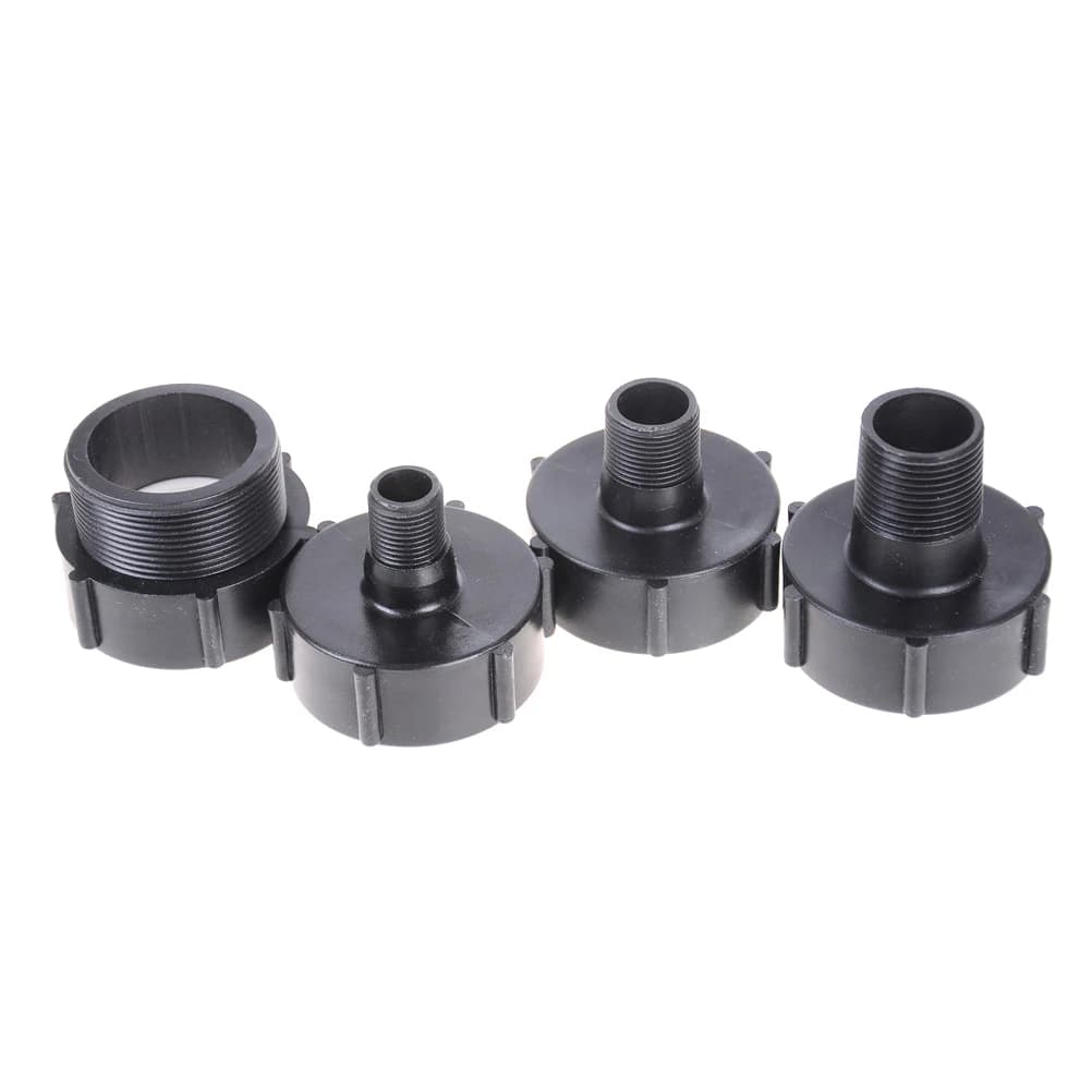 ! IBC Tote Tank Drain Adapter Coarse Thread 2" To 1/2" 3/4" Garden Hose
