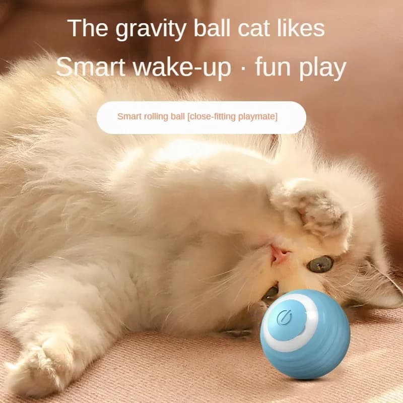 Gatti Albero Gattino che insegue giocattoli Prodotti puntatori laser. Giocattoli per il bagno Gatti Forniture Vibrazione 360 ° Animale domestico con sfera rotante automatica