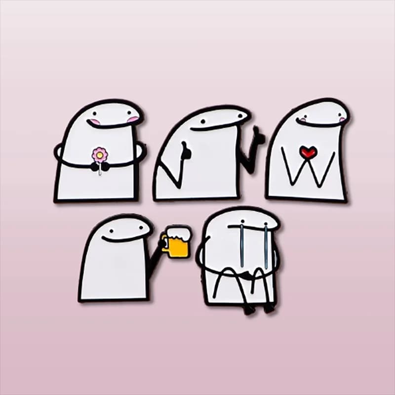 Divertenti citazioni spagnole Spilla smaltata Spilla cartone animato Spille da bavero Distintivo sullo zaino Accessori di abbigliamento Gioielli di moda Regali per amici