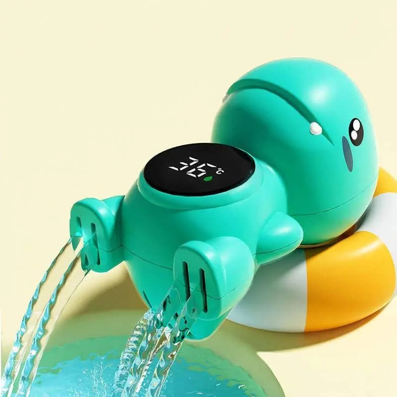 Monitor di sicurezza per bagnetto infantile – Termometro digitale galleggiante per baby shower e vasca | Indicatore della temperatura dell'acqua di facile lettura