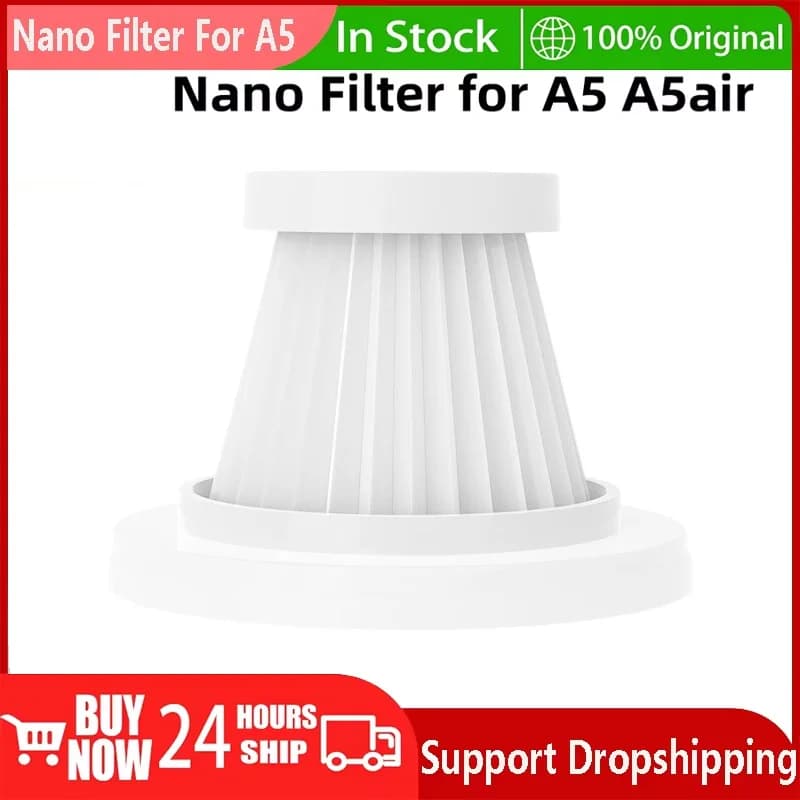 1 Filtro Nano per Aspirapolvere Auto A5 A5air 16000Pa, Filtri per Baseus
