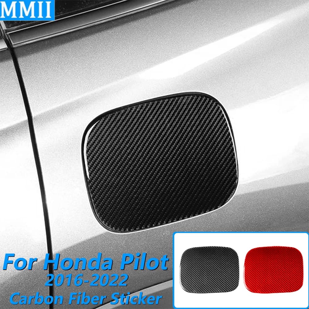 Per Honda Pilot 2016-2022, Copertura Decorativa in Vera Fibra di Carbonio per il Pannello del Tappo del Serbatoio, Accessori Auto, Adesivo Decorativo