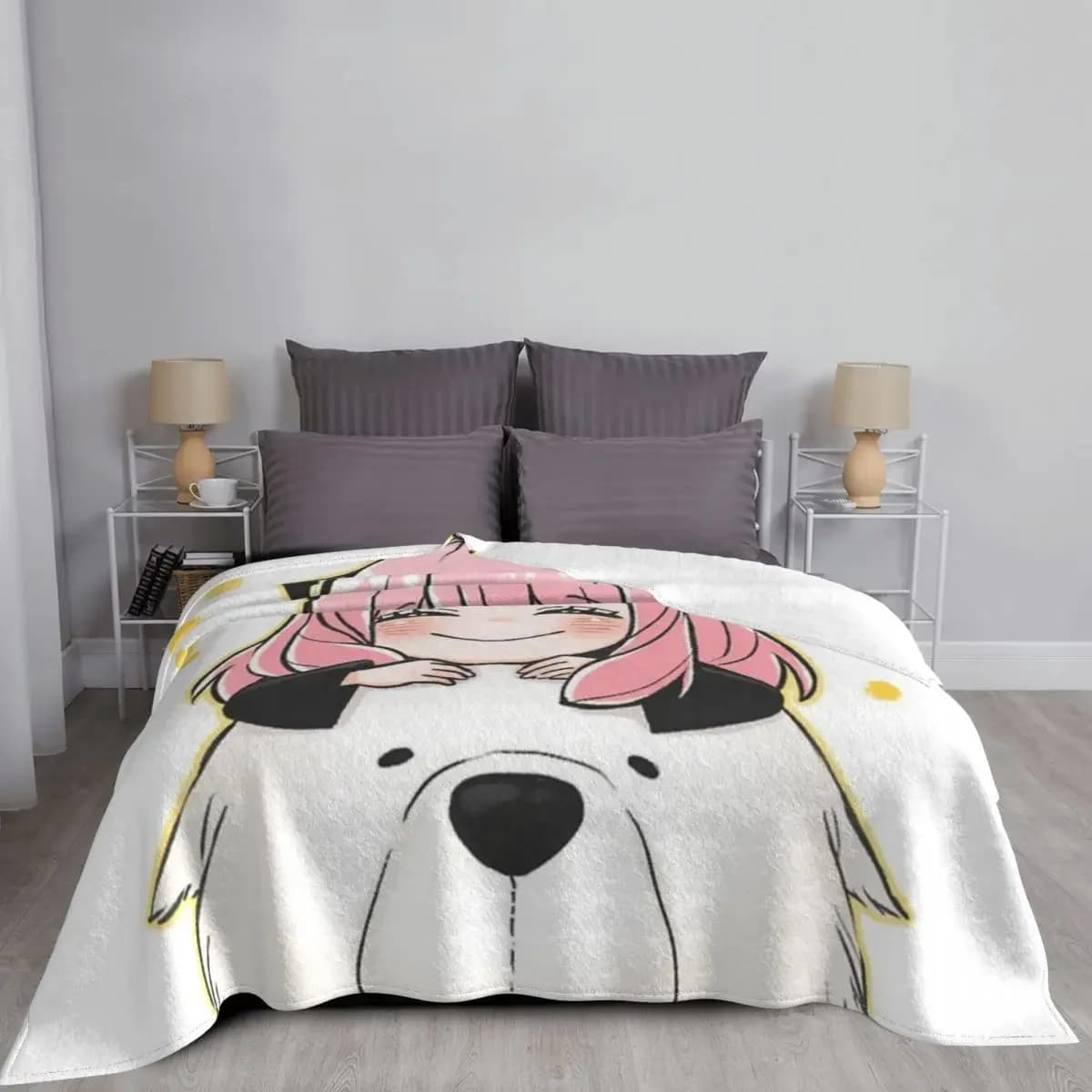 Anya Forger Spy X Family Anime coperta neonata coperte flanella Fleece Throw coperta personalizzata Family Friends coperta regali