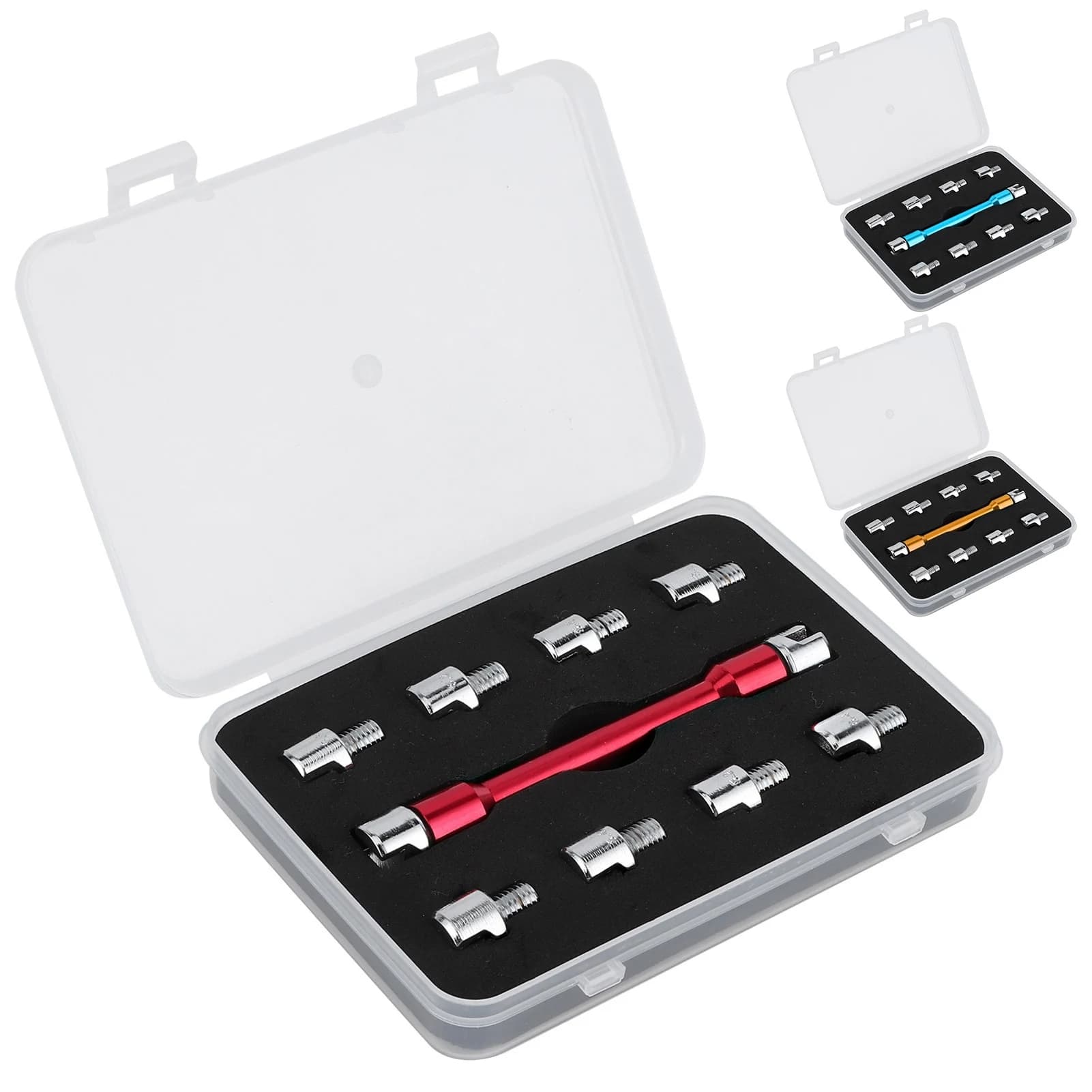 Set di chiavi CNC per chiavi per raggi moto 5,0‐6,8 Lunghezza 93 mm/3,7 pollici per la maggior parte degli accessori per motociclette billet per chiavi per moto