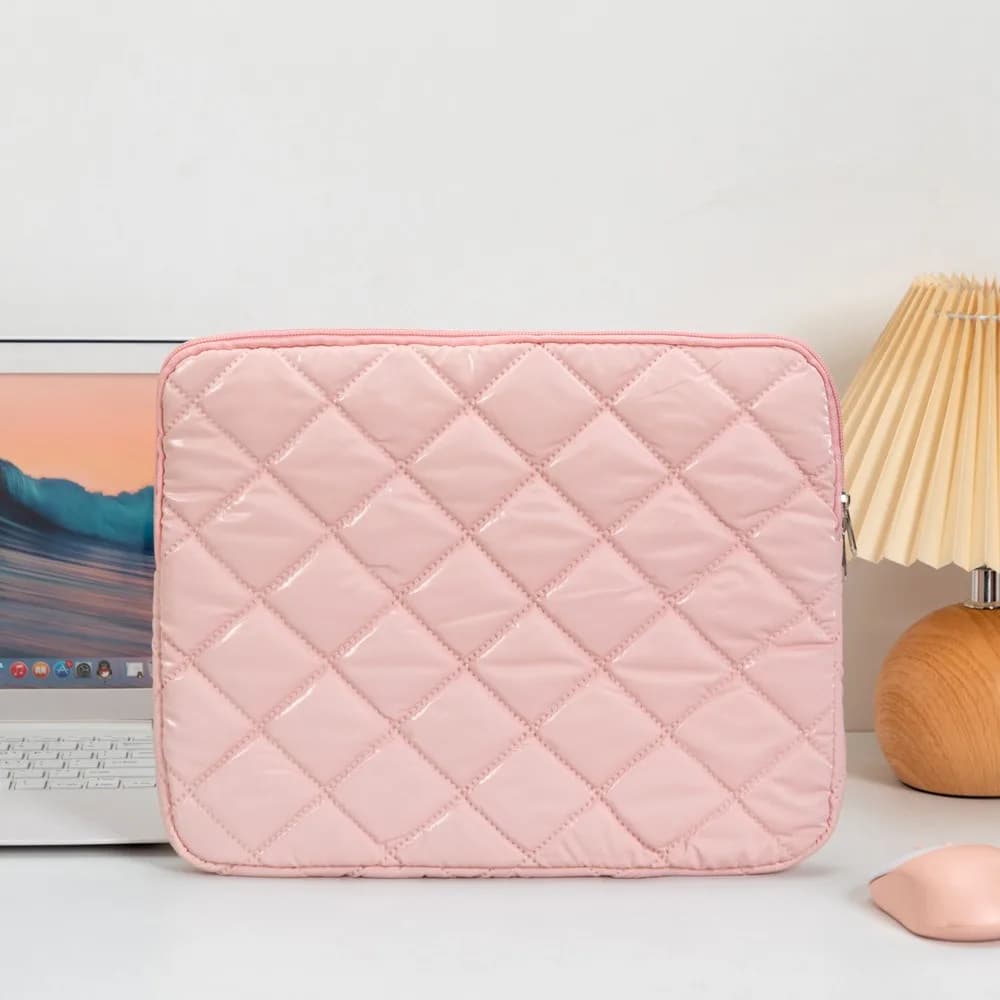 Borse per Computer con Design Trapuntato Coreano 11/13/15 Pollici Custodia Protettiva Antiurto per Tablet Astuccio per Ultrabook