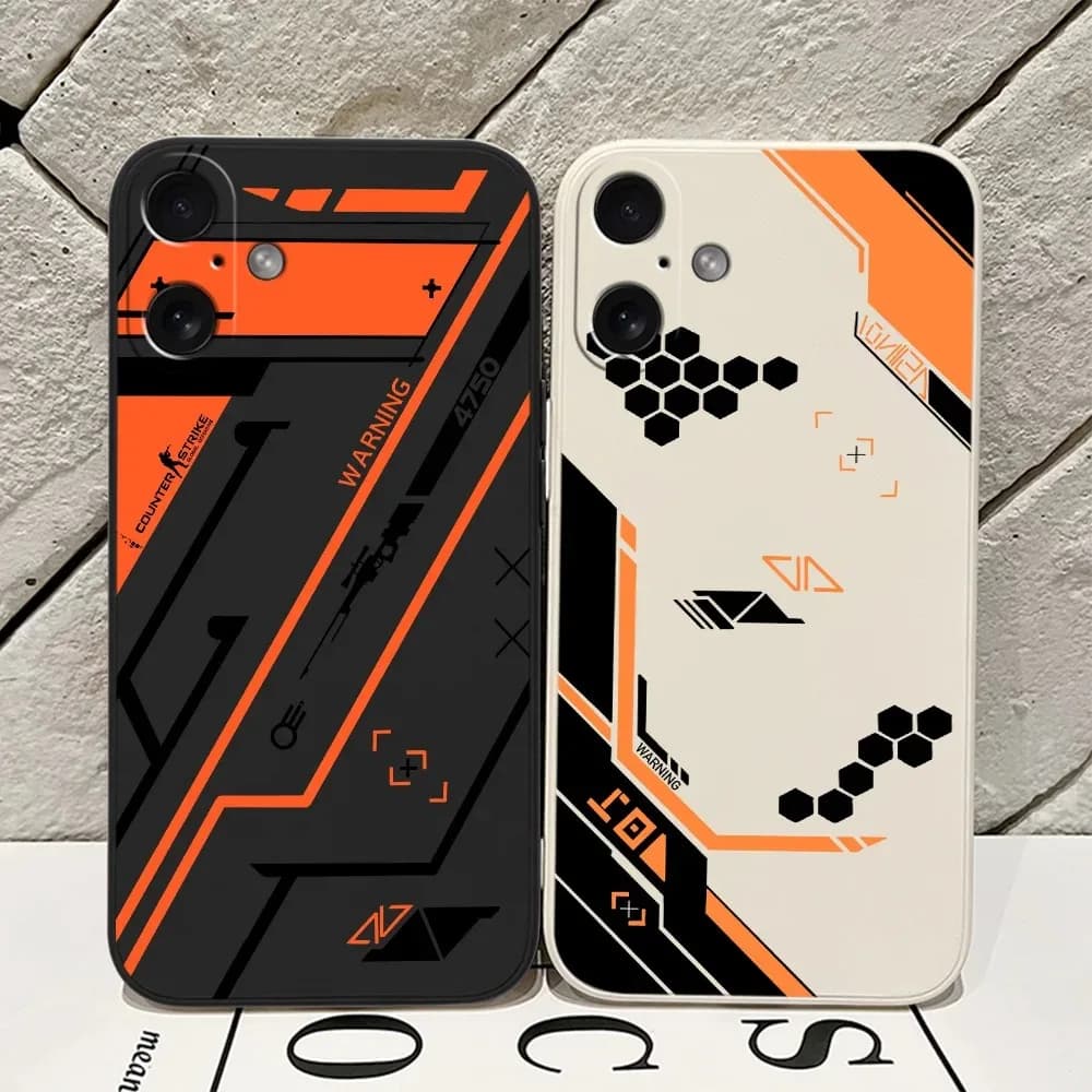 Gioco di moda caldo CS Clear GO Cassa del telefono per iPhone 17 16 15 14 Plus 13 12 11 Pro MAX 17Air 16E Cover posteriore in silicone per telefono