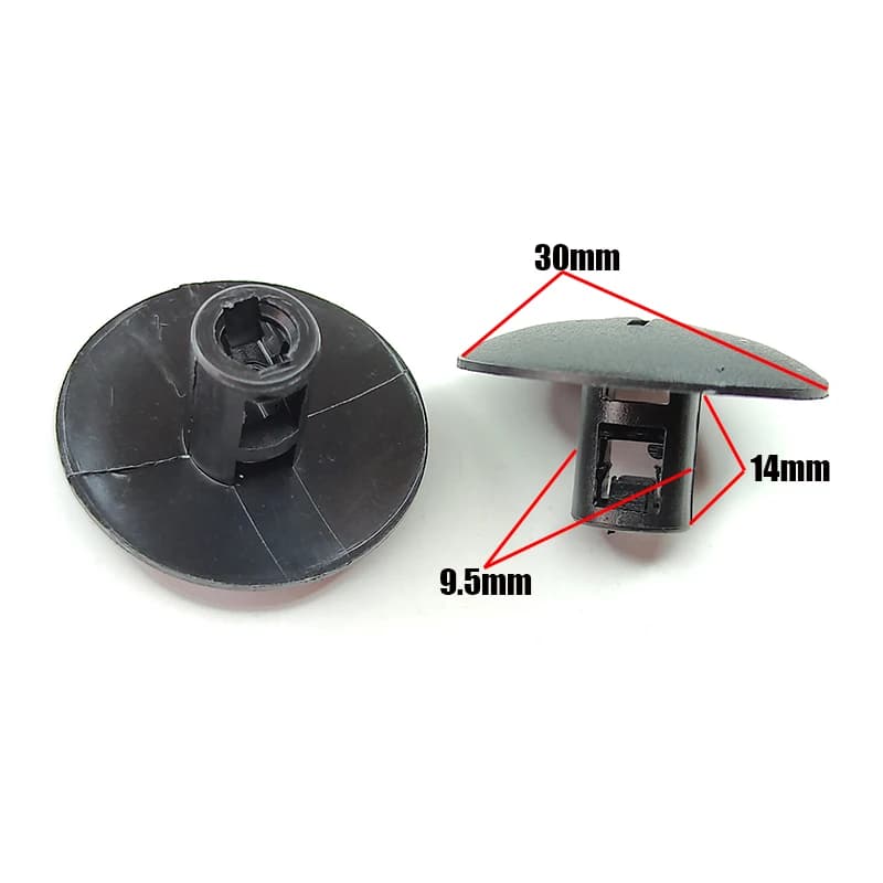 10 pcs Pinze Per Peugeot 408 307 206 Per Citroen C5 C2 Per Renault Trafic Auto Brake Brake Belt Clip Fixing clamp Plastic