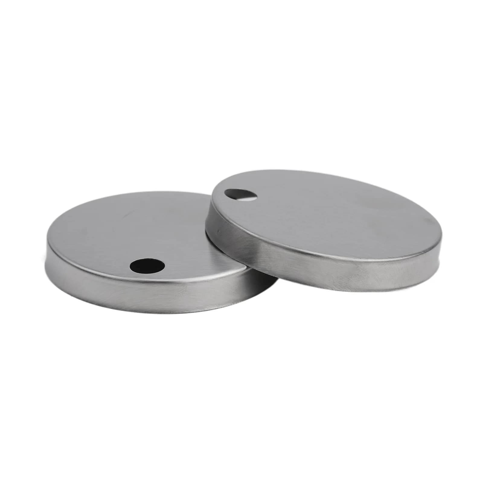 Copertura decorativa per bagno Copertura per apparecchio dal design sottile spazzolato da 60 mm Base per WC Base per WC con fissaggio dall'alto