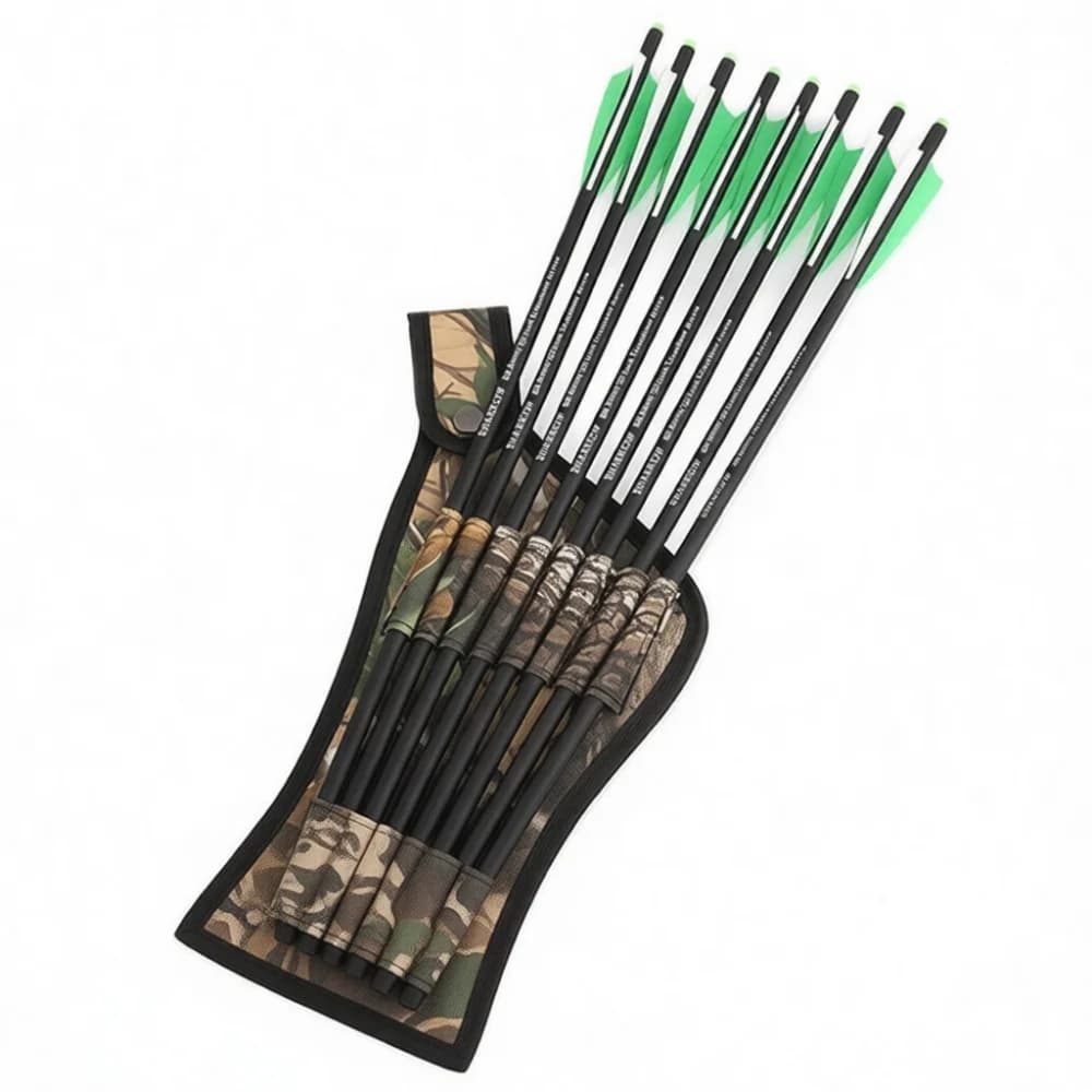 Archery Quiver Traditional Hip Holder Bag PU Material Waist Case For Hunting Target Shooting Sport
