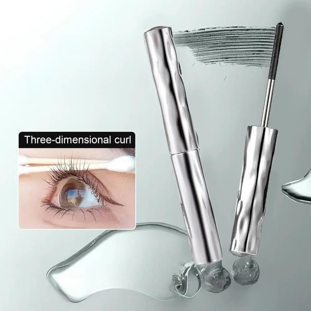 Mascara con finitura opaca Mascara impermeabile a lunga durata per le donne Ciglia ispessenti allunganti ad asciugatura rapida non sbavate per tutto il giorno