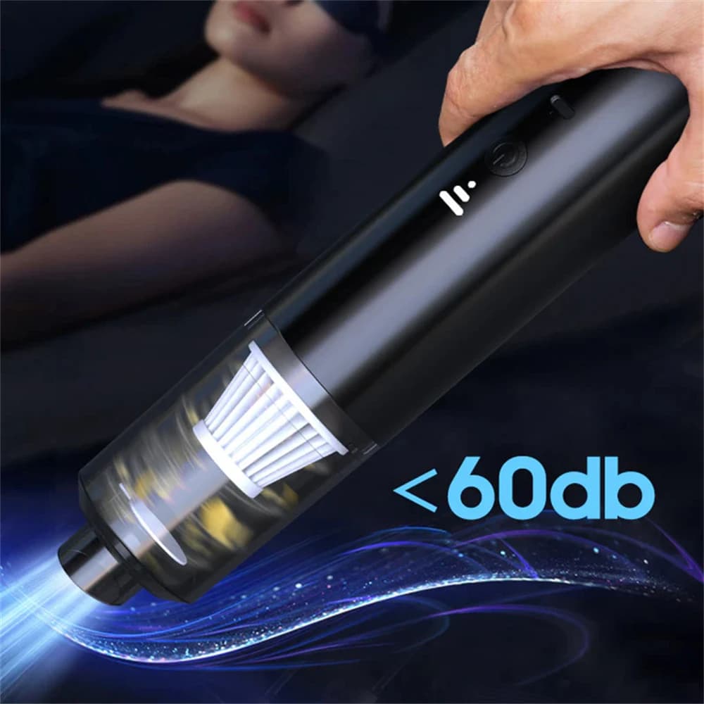Nuovo aspirapolvere portatile per auto Mini ventilatore portatile senza fili Aspirapolvere senza fili 5 in 1 pulito senza angoli morti