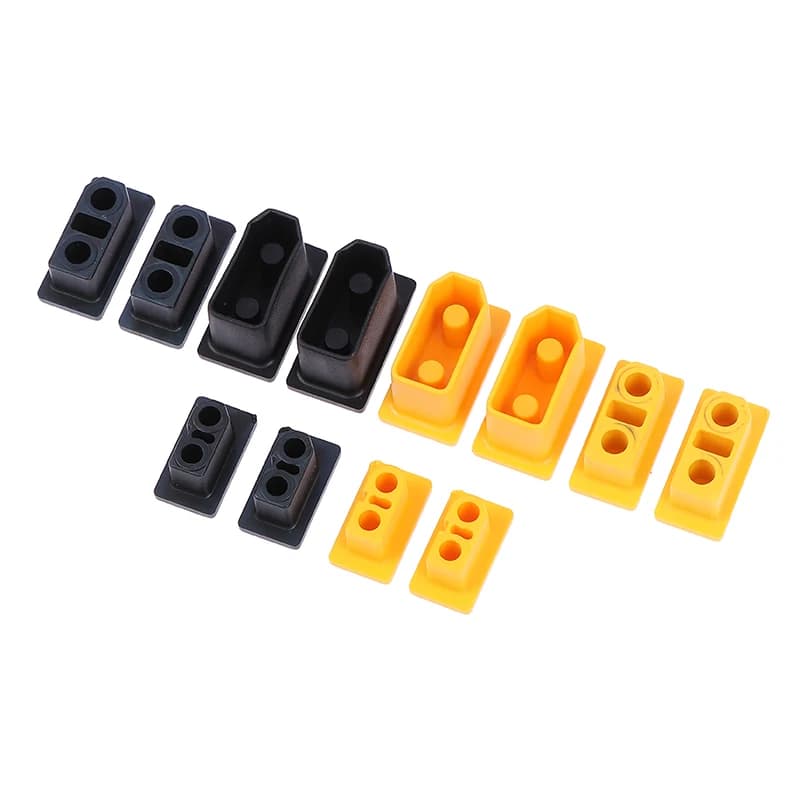10 pz XT60 XT90 T spina maschio femmina connettori proiettile spina custodia di protezione PVC cappuccio antipolvere per RC Drone